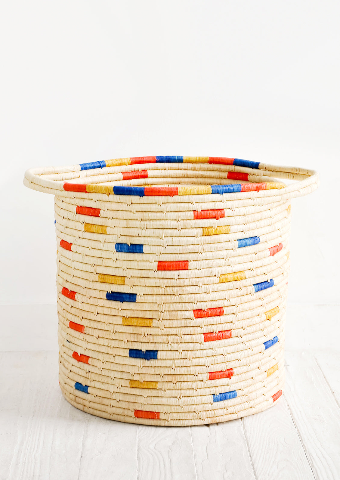 Ellsworth Raffia Hamper in - LEIF