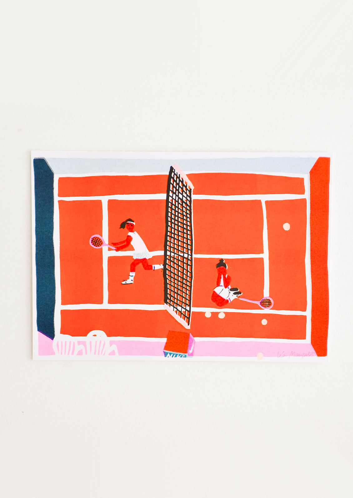Tennis Game Print in - LEIF