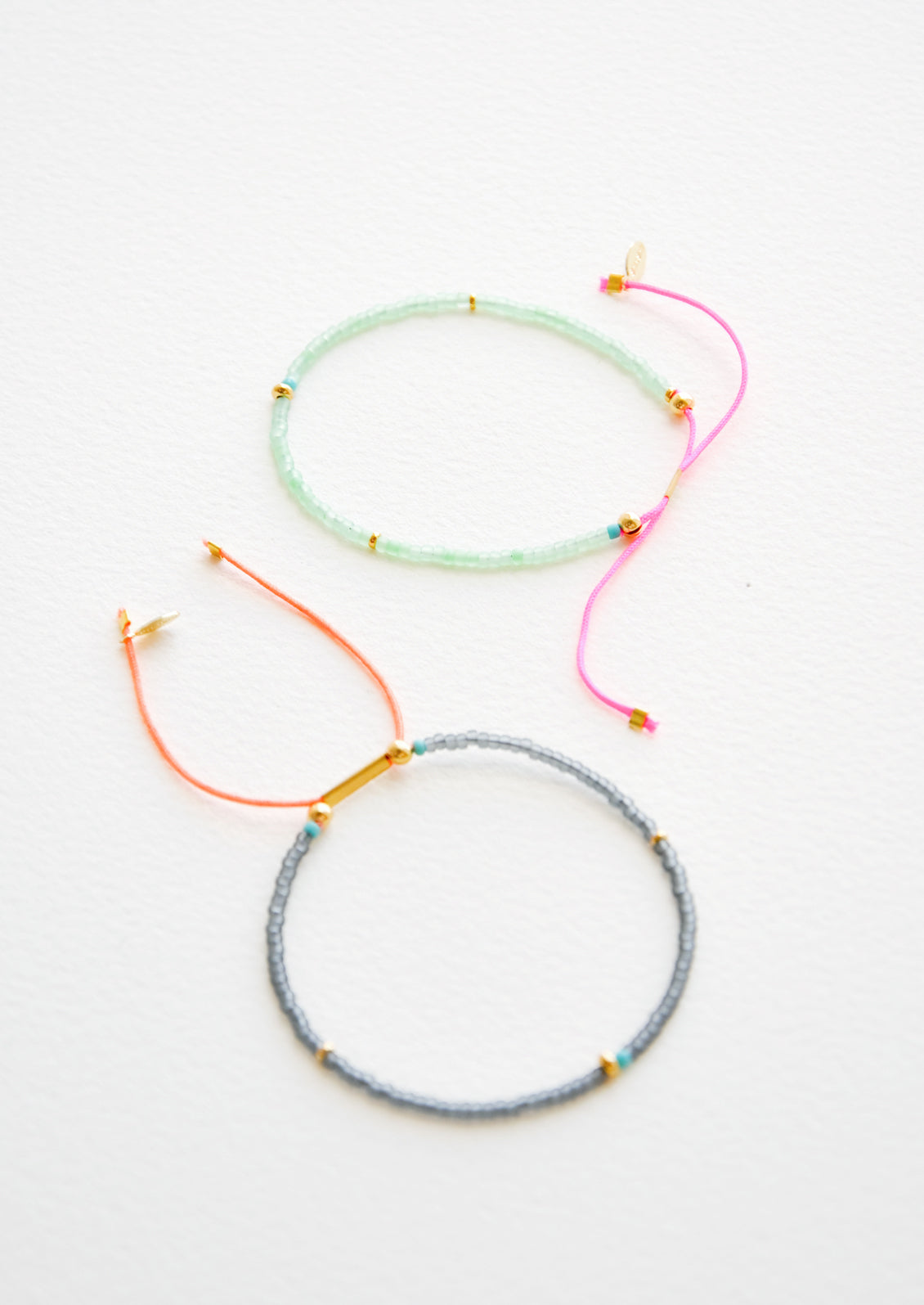 Frosted Seed Beaded Bracelet in - LEIF