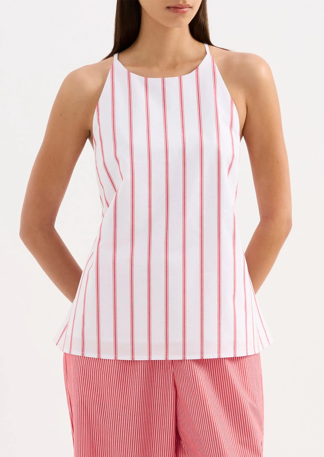 Anouk Striped Crossback Tank