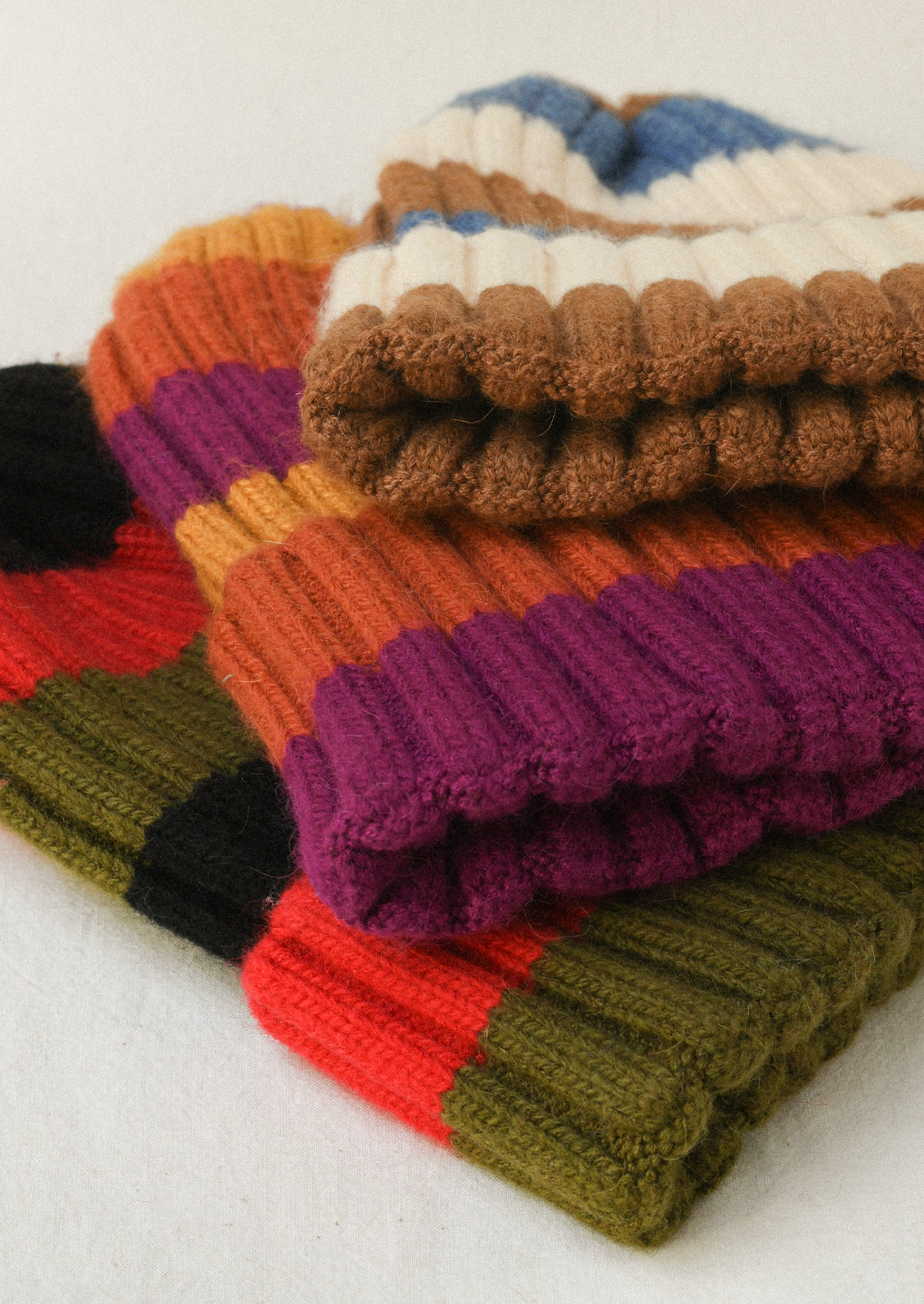 Dillon Ribbed Cashmere Beanie