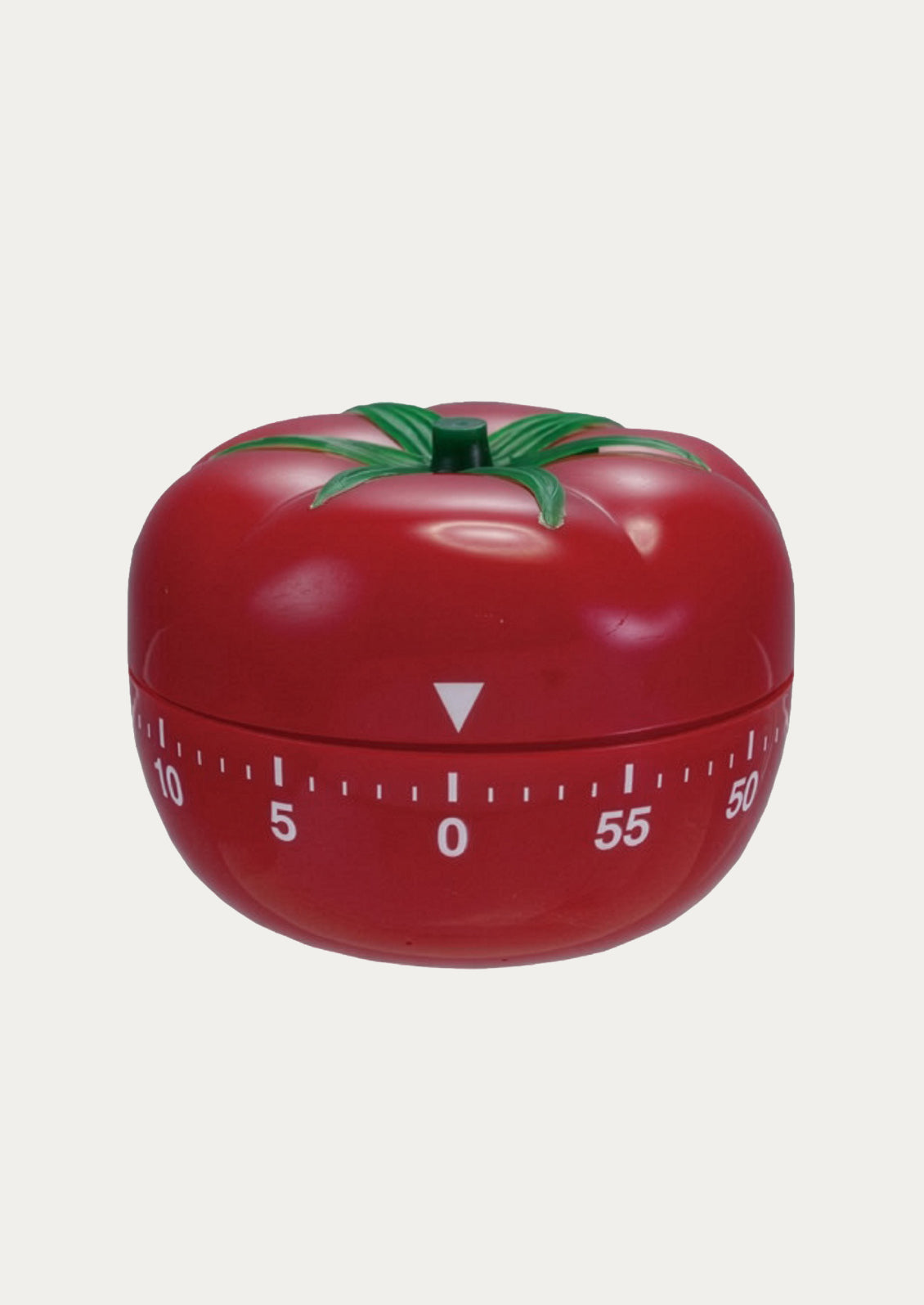Tomato shaped kitchen timer.