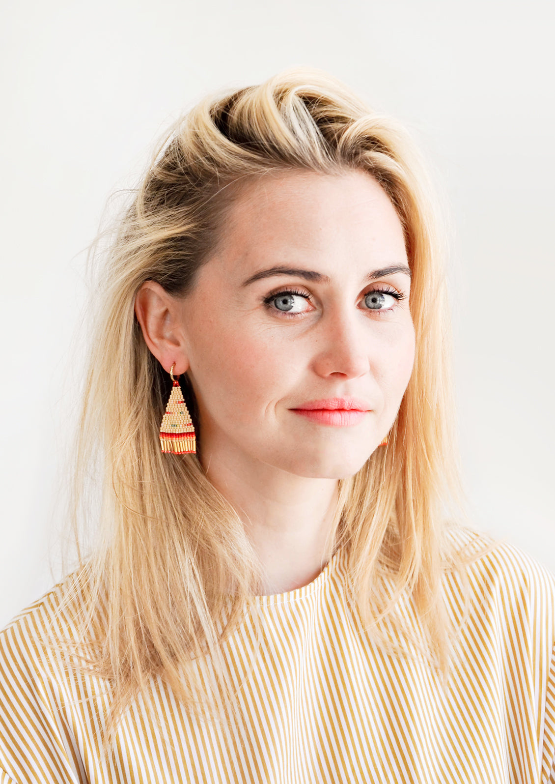 Antibes Beaded Earrings in  - LEIF