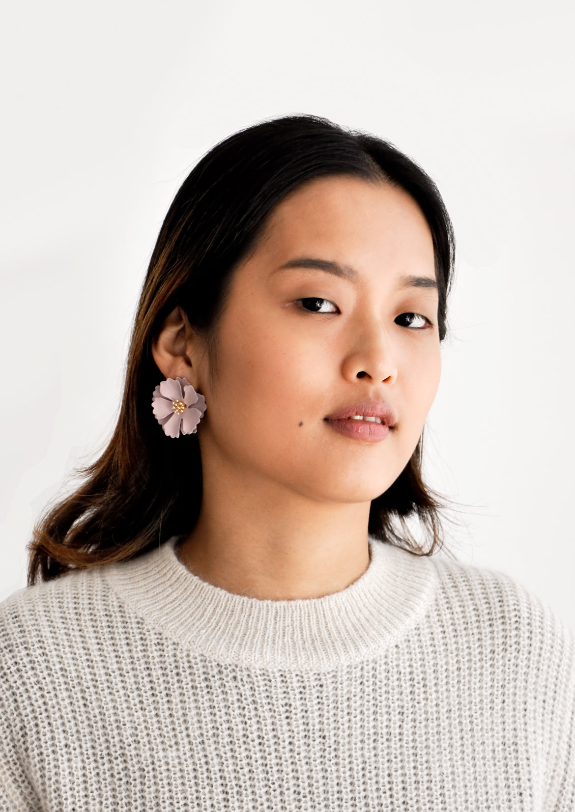 Blooming Magnolia Earrings in  - LEIF