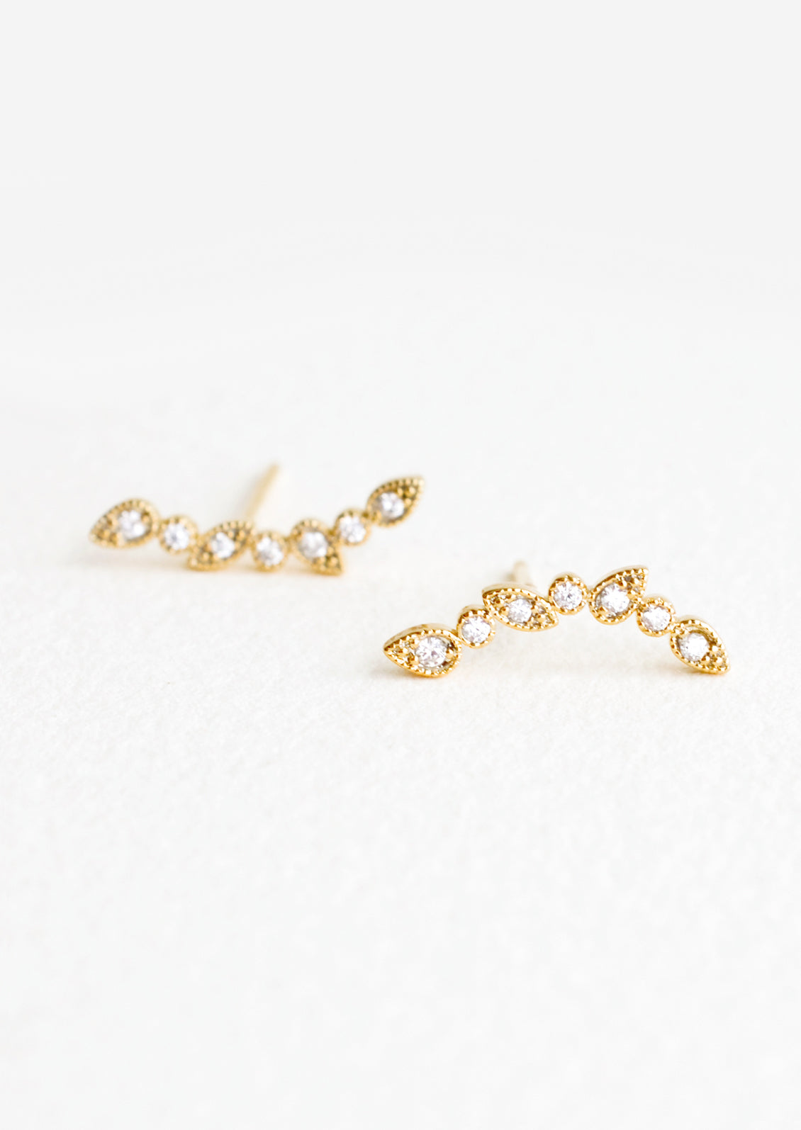 Delhi Climber Stud Earrings in  - LEIF