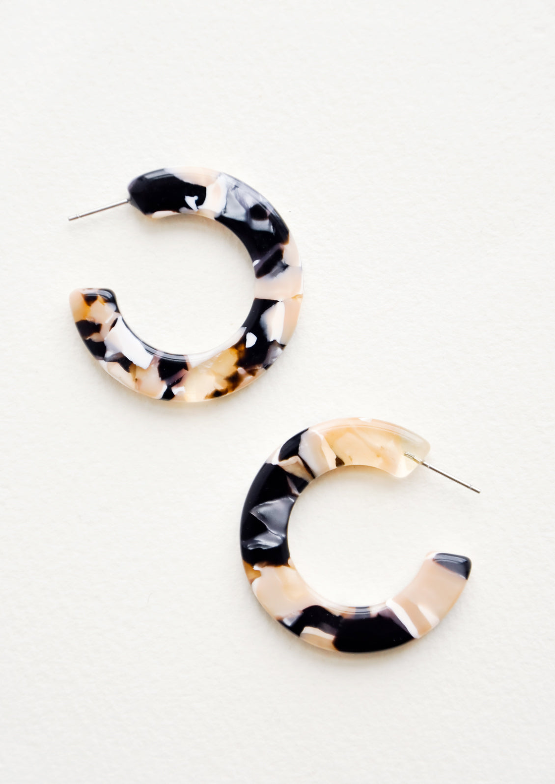 Kate Hoop Earrings in Abalone - LEIF