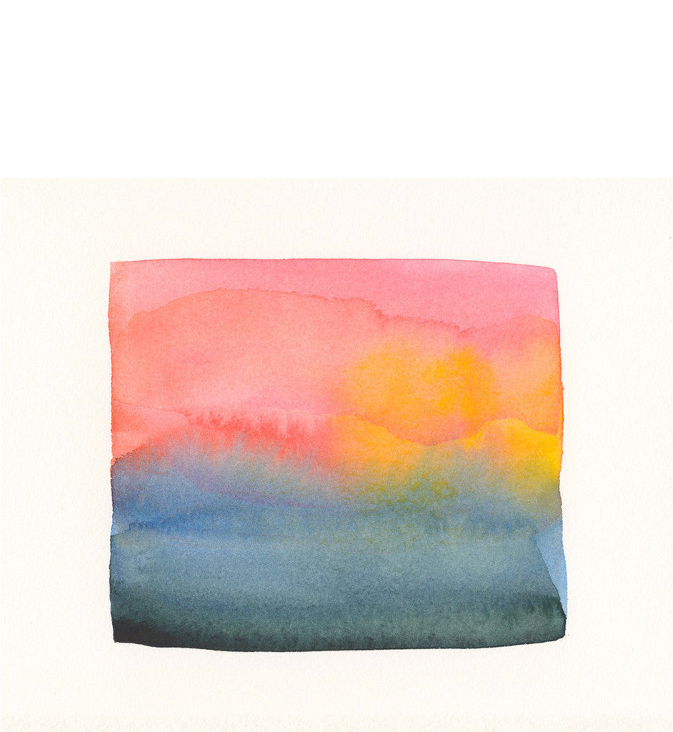Golden Pink Landscape in  - LEIF
