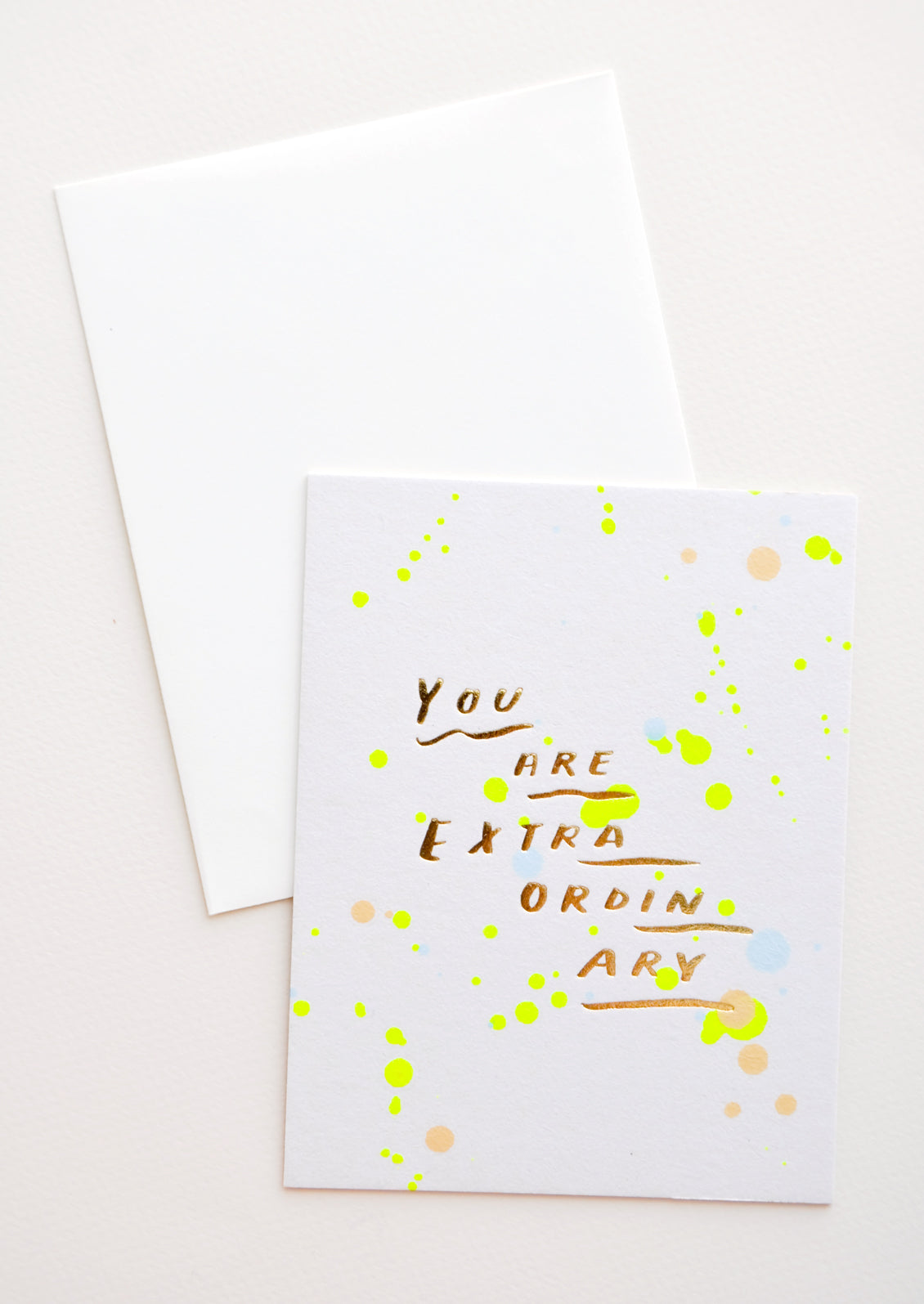 Splatters You Are Extraordinary Card in  - LEIF