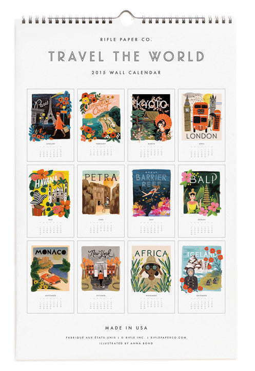 Travel The World 2015 Calendar in  - LEIF
