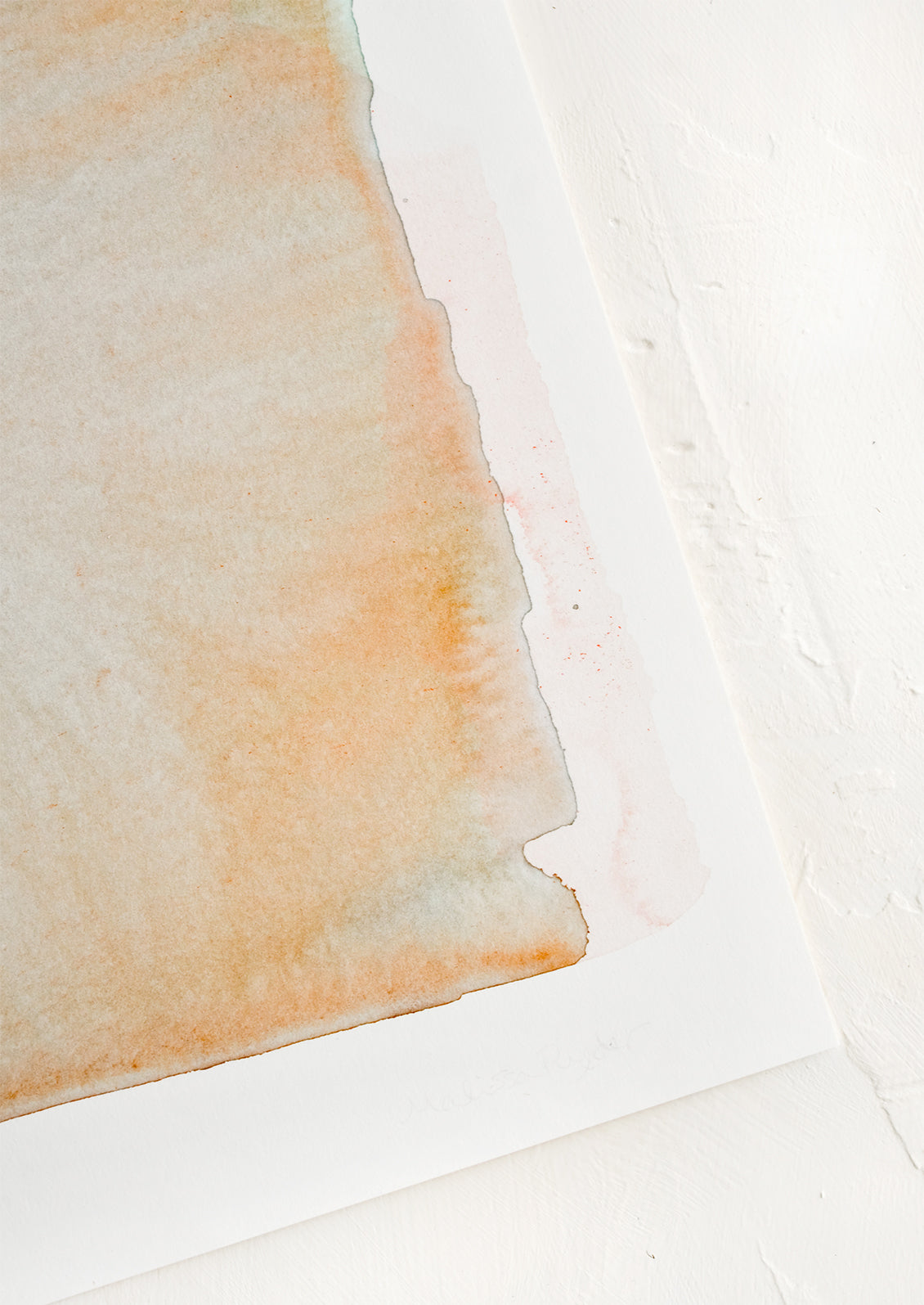 A watercolor form in soft pastel hues.