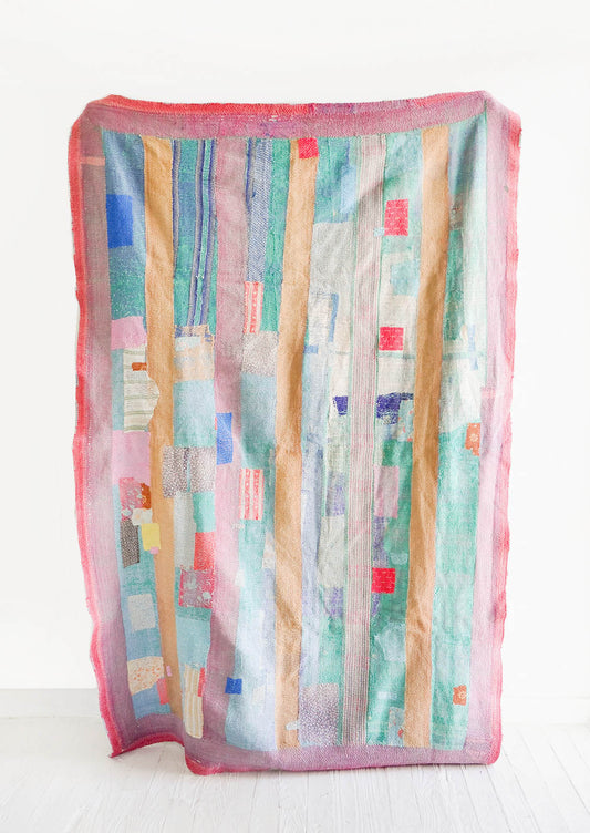 Vintage Patchwork Quilt No. 6 in  - LEIF