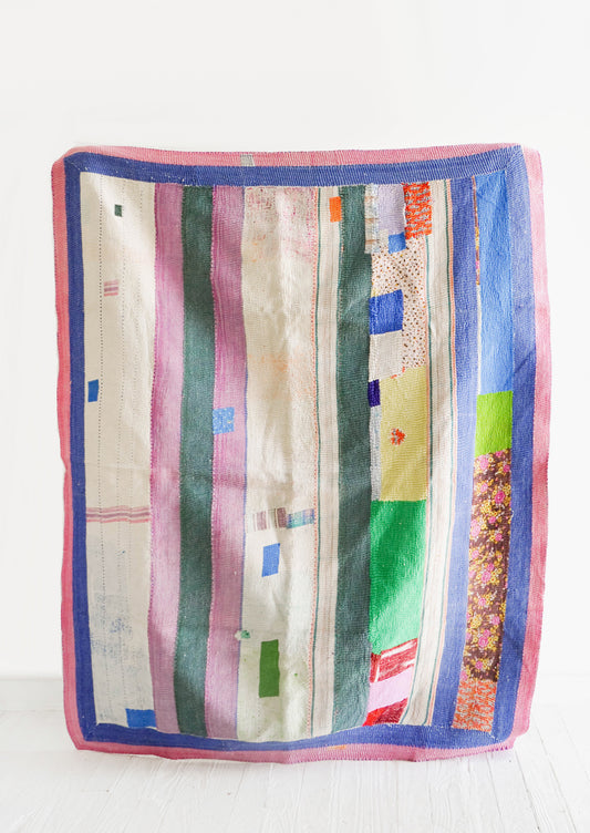 Vintage Patchwork Quilt No. 8 in  - LEIF
