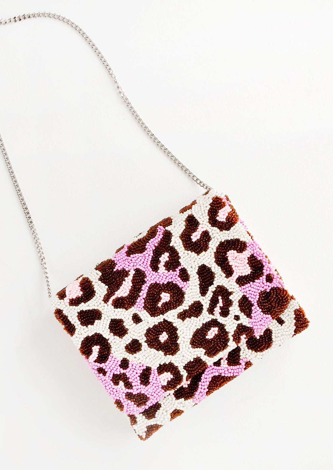 Wild Child Beaded Box Clutch in  - LEIF